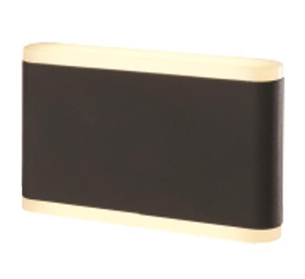Neso Straight 12W 175x50x106 3000K IP54 BLACK PRO