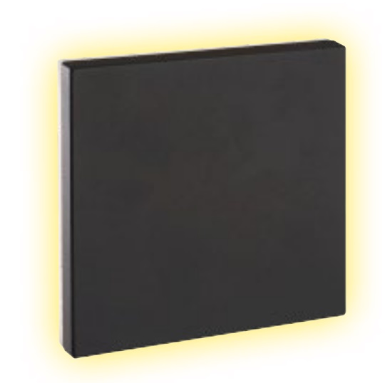 Neso Square 10W 150x150x50 3000K IP54 zwart PRO