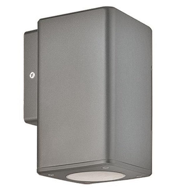 Himalia Small Wall Light Vierkant DOWN  GU10 Grijs