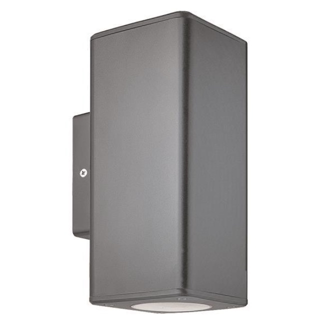 Himalia Long Wall Light Vierkant UP-DOWN  GU10 Grijs