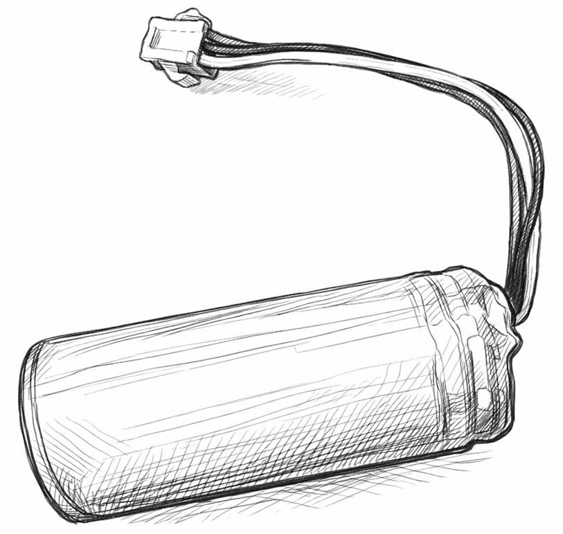 Noodverlichting Pack LiFeP04 - 3,2V 2000mAh