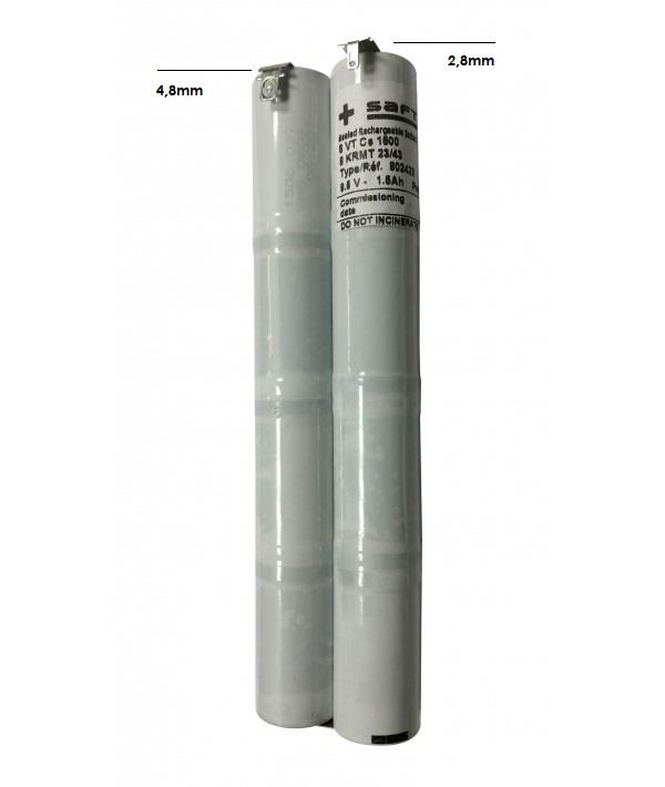 Noodverlichting Pack Cs VHT ST 9.6V3000mAh