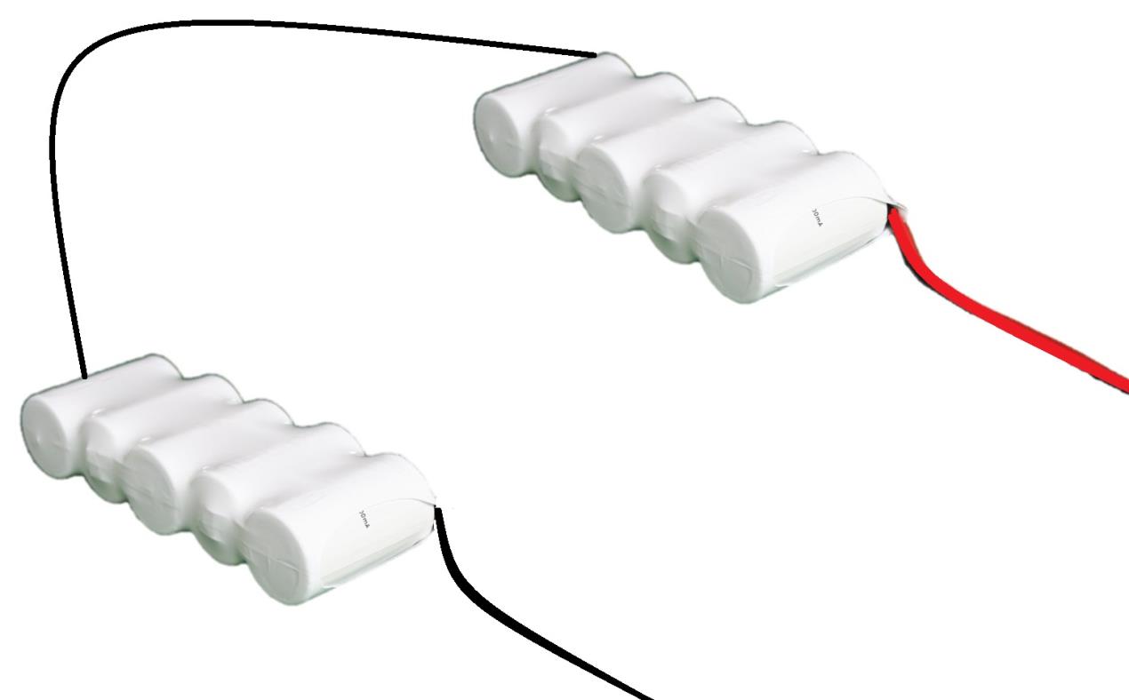 Noodverlichting Pack VNT DU 2x6V 4000mAh