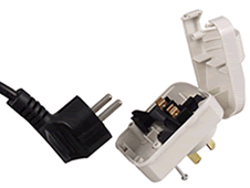 Converterplug SAN-3 SCHUCKO+RA - AUS Zwart 13A