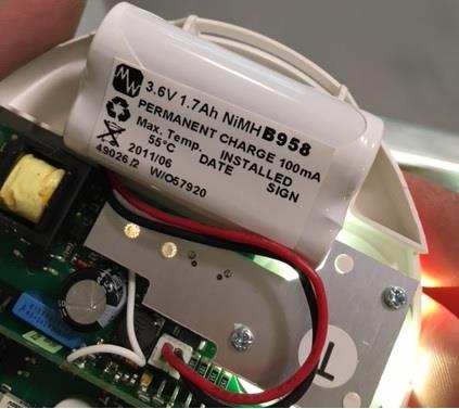 Noodverlichting Pack AA HT DH 3,6V 1700mAh