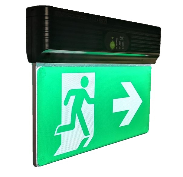 LED Noodverlichting  ZT Perm. PLD-25/NIMH Black