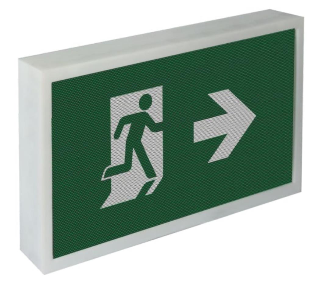 Dynamische Noodverlichting DN-1000 12W AT Wit met potentiaal contact sturing