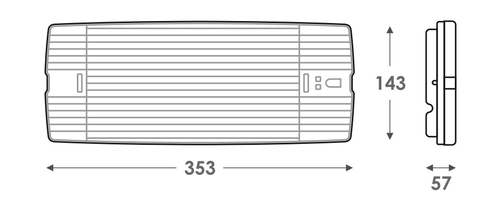 LED noodverlichting GR-1312/15L