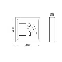 TUNNEL LEDverlichting GR-578/L/18/ST/WP