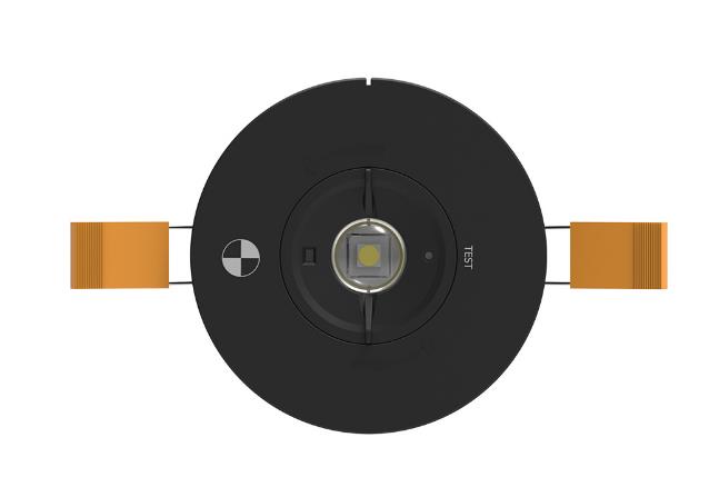 Noodverlichting COLINA 2.4W IP20 330LM AUTOTEST zwart