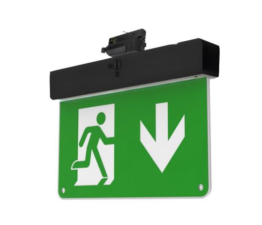 Noodverlichting MARIPOSA Zwart 2.2W IP20 100LM AT TRACKRAIL